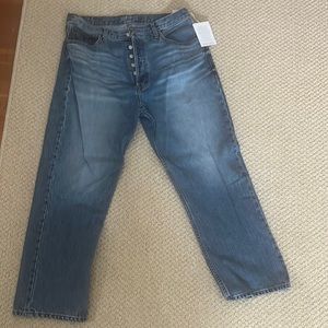 High rise crop jeans size 32 never worn new with tags